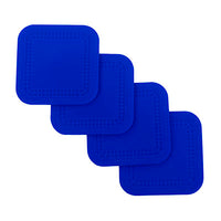 StayPut non-slip placemat, square coasters, 4'' x 4'', set of 4 — for Exercise and Therapy Floor Work
