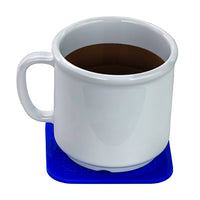 StayPut non-slip placemat, square coasters, 4'' x 4'', set of 4 — for Exercise and Therapy Floor Work