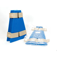 Geneva Healthcare Leg Abduction Pillow Medium 22" X 6" X 15", Case of 6 — for Elevated Positioning and Comfort