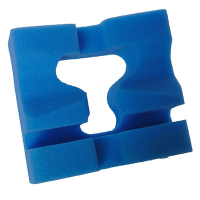 Geneva Healthcare Slotted Prone Head Positioner 8.5" X 8" X 4", Case of 12 — for Elevated Positioning and Comfort