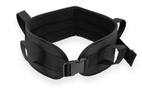 FabLife Padded transfer belt, side release buckle, large (40" to 64"), black — for Safe Patient Transfers