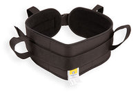 FabLife Padded transfer belt, side release buckle, large (40" to 64"), black — for Safe Patient Transfers