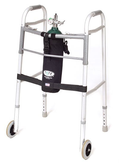 Kinsman Walker Oxygen Tank Holder, E Cylinders — for Safe and Supported Mobility