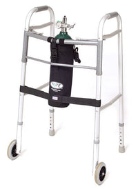Kinsman Walker Oxygen Tank Holder, M6/B Cylinders — for Safe and Supported Mobility