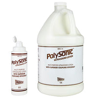 Polysonic ultrasound lotion, 1 gallon refillable dispenser bottle - 4 units — for Electrotherapy Pain Management