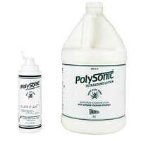 Polysonic ultrasound lotion with aloe vera, 1 gallon with refillable dispenser bottle (Dispenser pump not included) - each — for Electrotherapy Pain Management