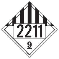 J.J. Keller 2211 Placard - Class 9 Miscellaneous