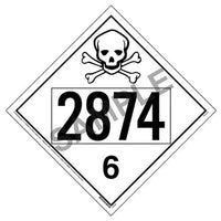 J.J. Keller 2874 Placard - Division 6.1 Poison