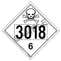 J.J. Keller 3018 Placard - Division 6.1 Poison