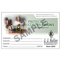 J.J. Keller Fall Protection for General Industry - Wallet Card (Pack of 10)