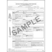 J.J. Keller Periodic Portable Ladder Inspection Form, Snap-Out Format - Stock (Pack of 10)