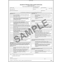 J.J. Keller Periodic Fixed Ladder Inspection Form, Snap-Out Format - Stock (Pack of 10)