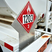 J.J. Keller Placard Bumper Bracket: Side-Mount
