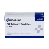 First Aid Only BZK Antiseptic Wipes (Pack of 100)
