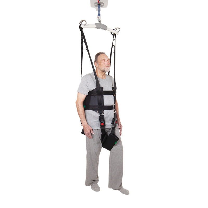 Handicare Rehab Walking Patient Lift Sling Leg Strap Assembly: Secure Gait Training Component for Institutional Mobility Systems