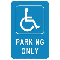 J.J. Keller Handicap Parking Only Sign