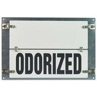 J.J. Keller Flip-File Sign, Odorized/Non-Odorized, Medium, 2-Legend