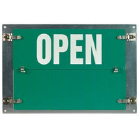 J.J. Keller Flip-File Sign, Closed/Open, 2-Legend