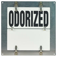 J.J. Keller Flip-File Sign, Odorized/Non-Odorized, Small, 2-Legend