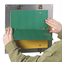 J.J. Keller Flip-File Sign, Red/Yellow/Green, 3-Legend