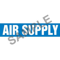 J.J. Keller Air Supply Pipe Marker - ASME/ANSI