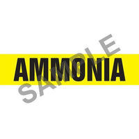 J.J. Keller Ammonia Pipe Marker - ASME/ANSI