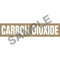 J.J. Keller Carbon Dioxide Pipe Marker - ASME/ANSI