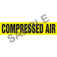 J.J. Keller Compressed Air Pipe Marker - ASME/ANSI
