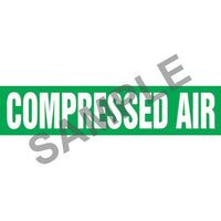 J.J. Keller Compressed Air Pipe Marker - ASME/ANSI