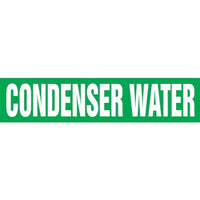 J.J. Keller Condenser Water Pipe Marker - ASME/ANSI