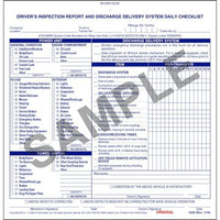 J.J. Keller Driver's Inspection Report and Discharge Delivery System Daily Checklist