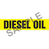 J.J Keller Diesel Oil Pipe Marker - ASME/ANSI