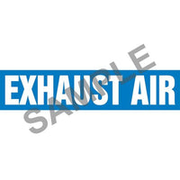J.J. Keller Exhaust Air Pipe Marker - ASME/ANSI