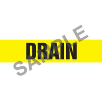 J.J. Keller Drain Pipe Marker - ASME/ANSI