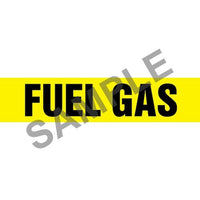 J.J. Keller Fuel Gas Pipe Marker - ASME/ANSI