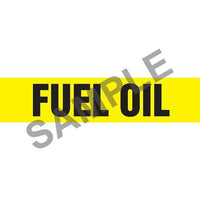 J.J. Keller Fuel Oil Pipe Marker - ASME/ANSI