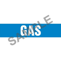 J.J. Keller Gas Pipe Marker - ASME/ANSI