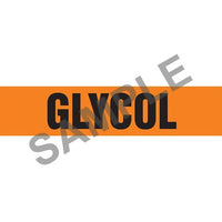 J.J. Keller Glycol Pipe Marker - ASME/ANSI