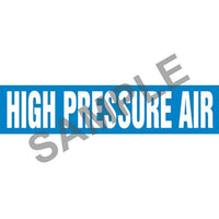 J.J. Keller High Pressure Air Pipe Marker - ASME/ANSI
