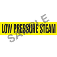 J.J. Keller Low Pressure Steam Pipe Marker - ASME/ANSI