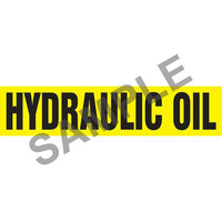 J.J. Keller Hydraulic Oil Pipe Marker - ASME/ANSI