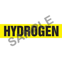 J.J. Keller Hydrogen Pipe Marker - ASME/ANSI