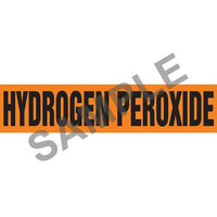 J.J. Keller Hydrogen Peroxide Pipe Marker - ASME/ANSI