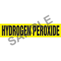 J.J. Keller Hydrogen Peroxide Pipe Marker - ASME/ANSI