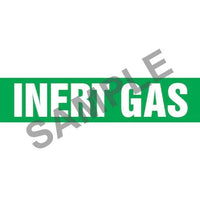 J.J. Keller Inert Gas Pipe Marker - ASME/ANSI
