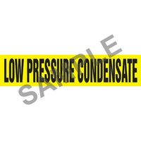 J.J. Keller Low Pressure Condensate Pipe Marker - ASME/ANSI