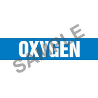 J.J. Keller Oxygen Pipe Marker - ASME/ANSI