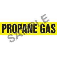 J.J. Keller Propane Gas Pipe Marker - ASME/ANSI