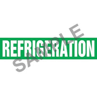 J.J. Keller Refrigeration Pipe Marker - ASME/ANSI