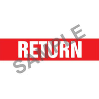 J.J. Keller Return Pipe Marker - ASME/ANSI